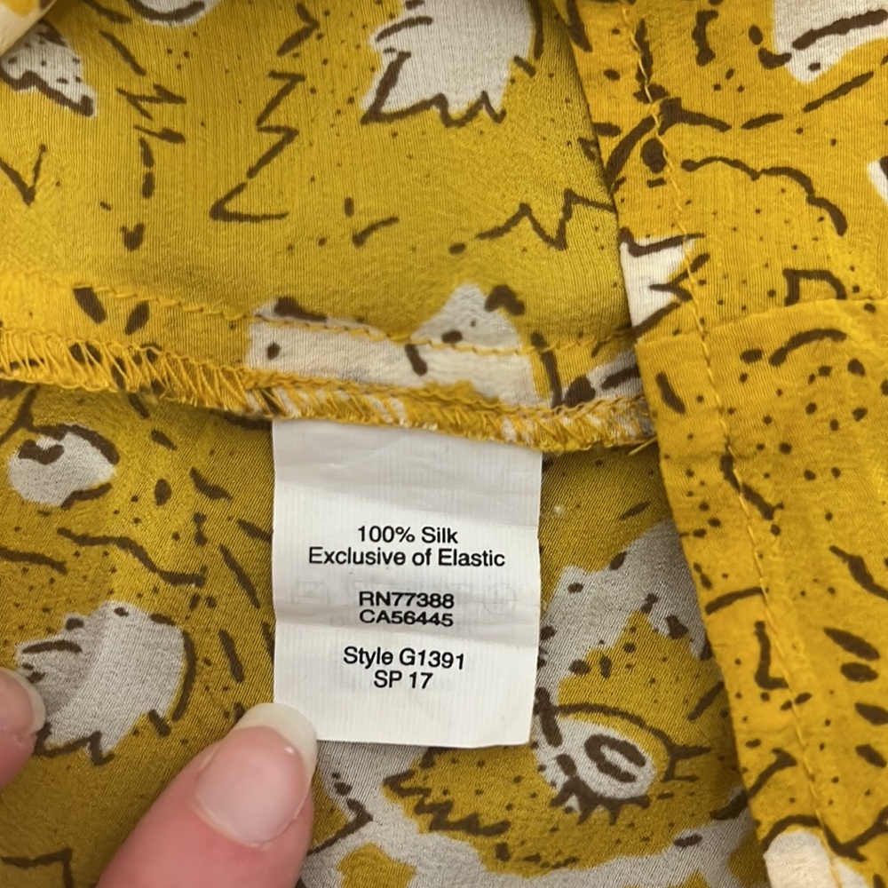 Madewell One Shoulder 100% Silk Top - Picture 3 of 6